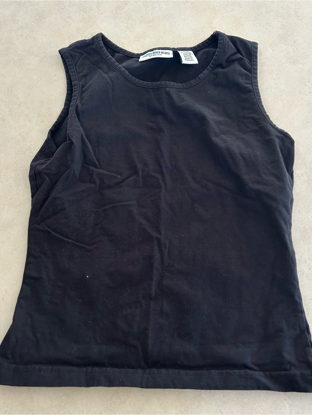 Canyon River Blues Girls Black Tank Top